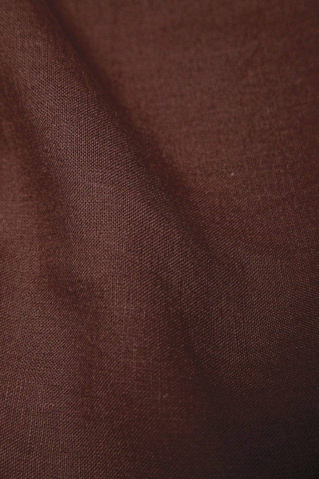Premium 100% Pure Linen Men's Trousers – Mocha Brown