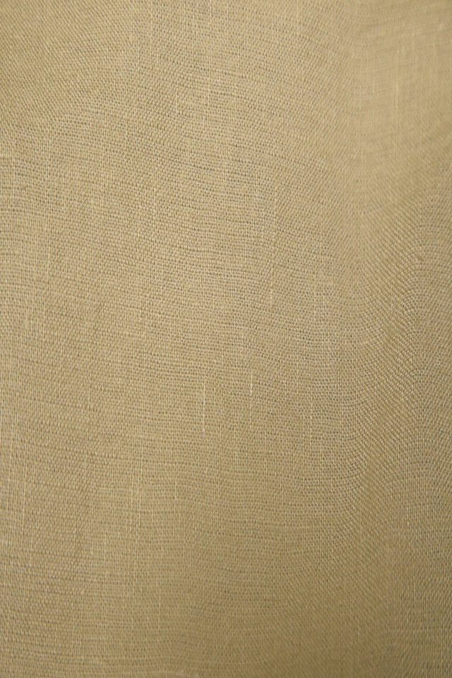 Premium 100% Pure Linen Men's Trousers – Olive Khaki