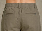 Premium 100% Pure Linen Men's Pleated Trousers – Olive Green