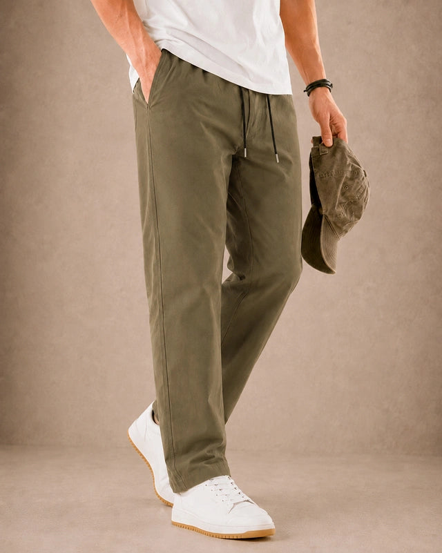 Premium Nylon Lycra 4-Way Stretch Pants – Ranger Olive