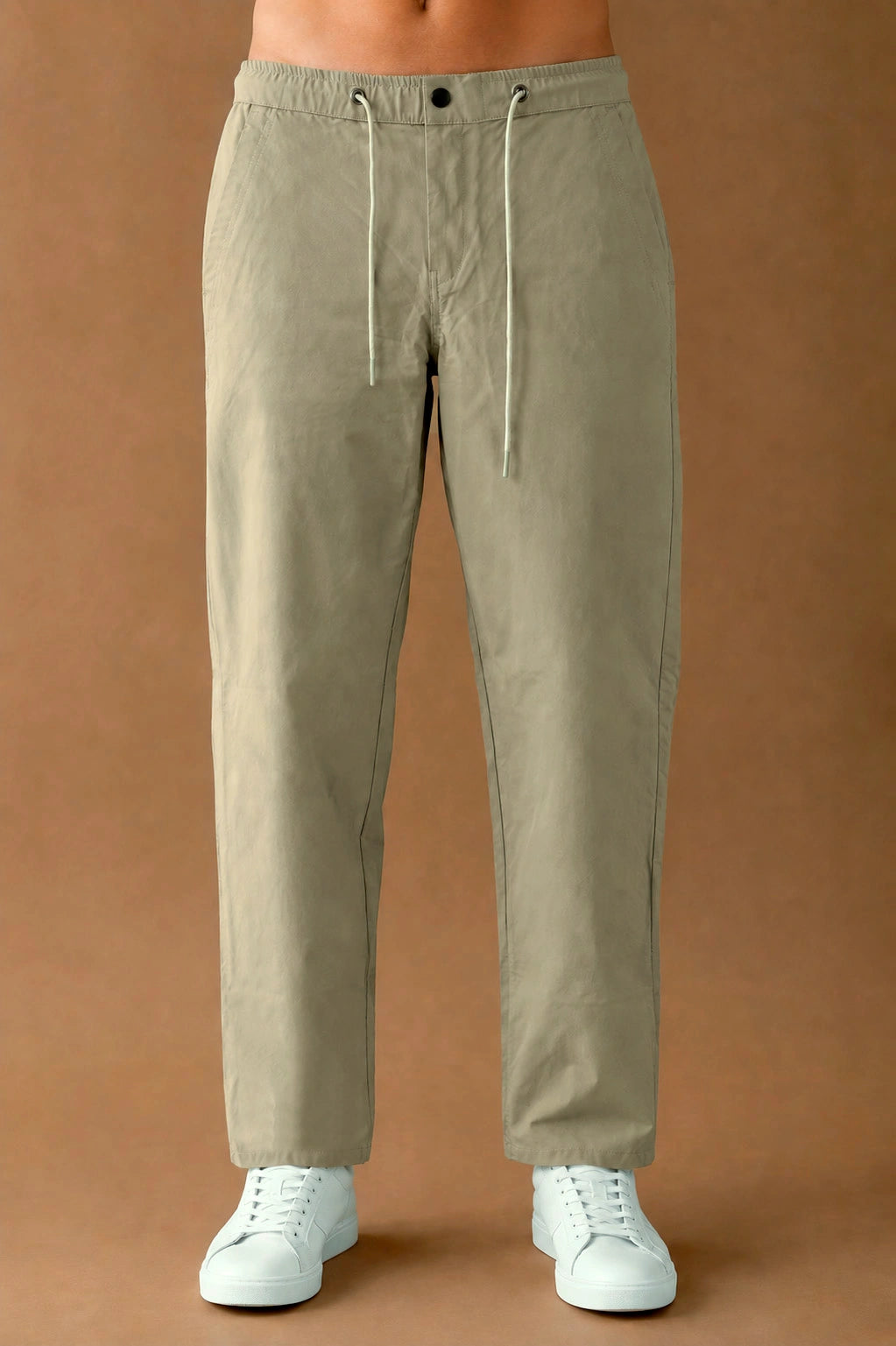 Premium Nylon Lycra 4-Way Stretch Pants – Sage Khaki
