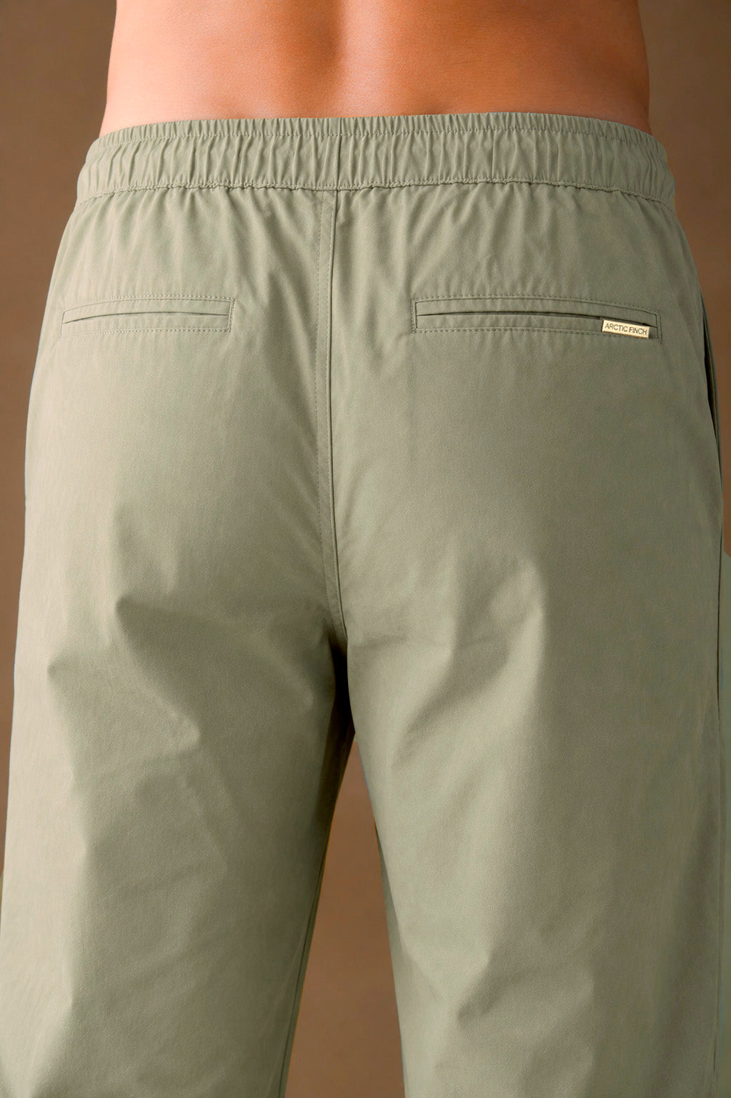 Premium Nylon Lycra 4-Way Stretch Pants – Sage Khaki