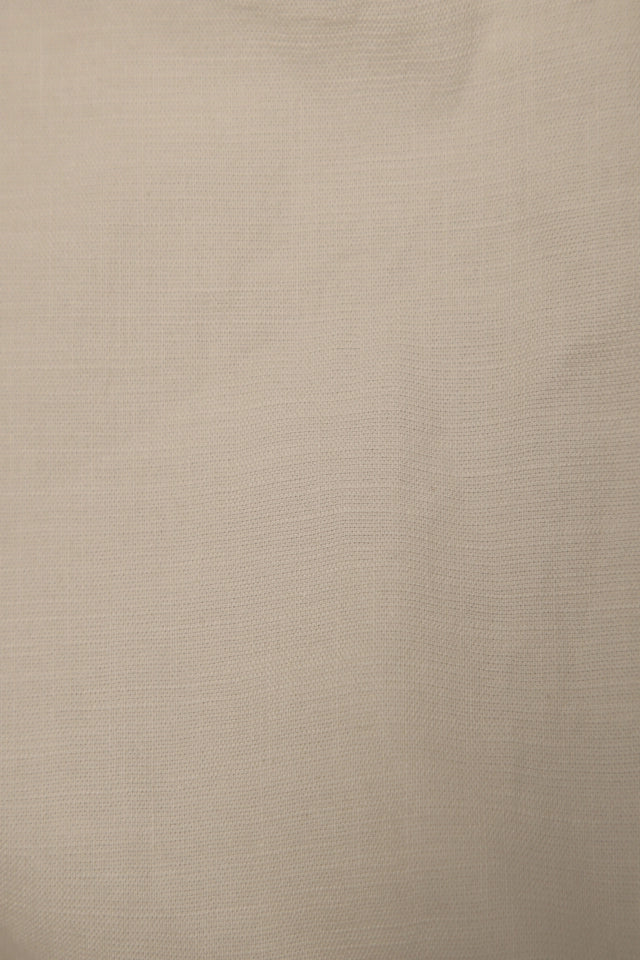 Everyday Comfort Cotton-Linen Blend Trousers – Sand Beige