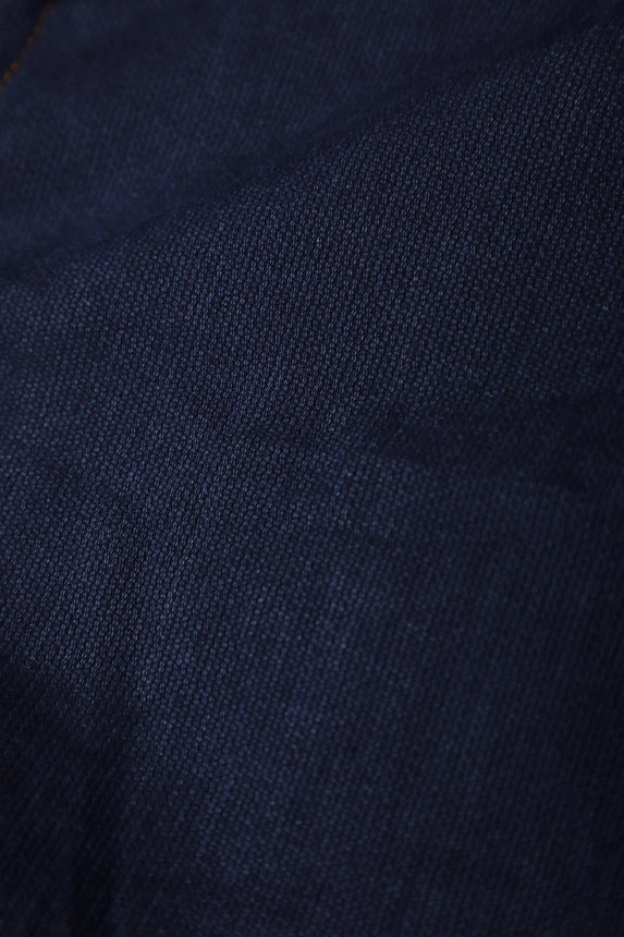 Premium Cotton-Tencel Non-Stretch Cargo Pants – Raw Indigo Blue