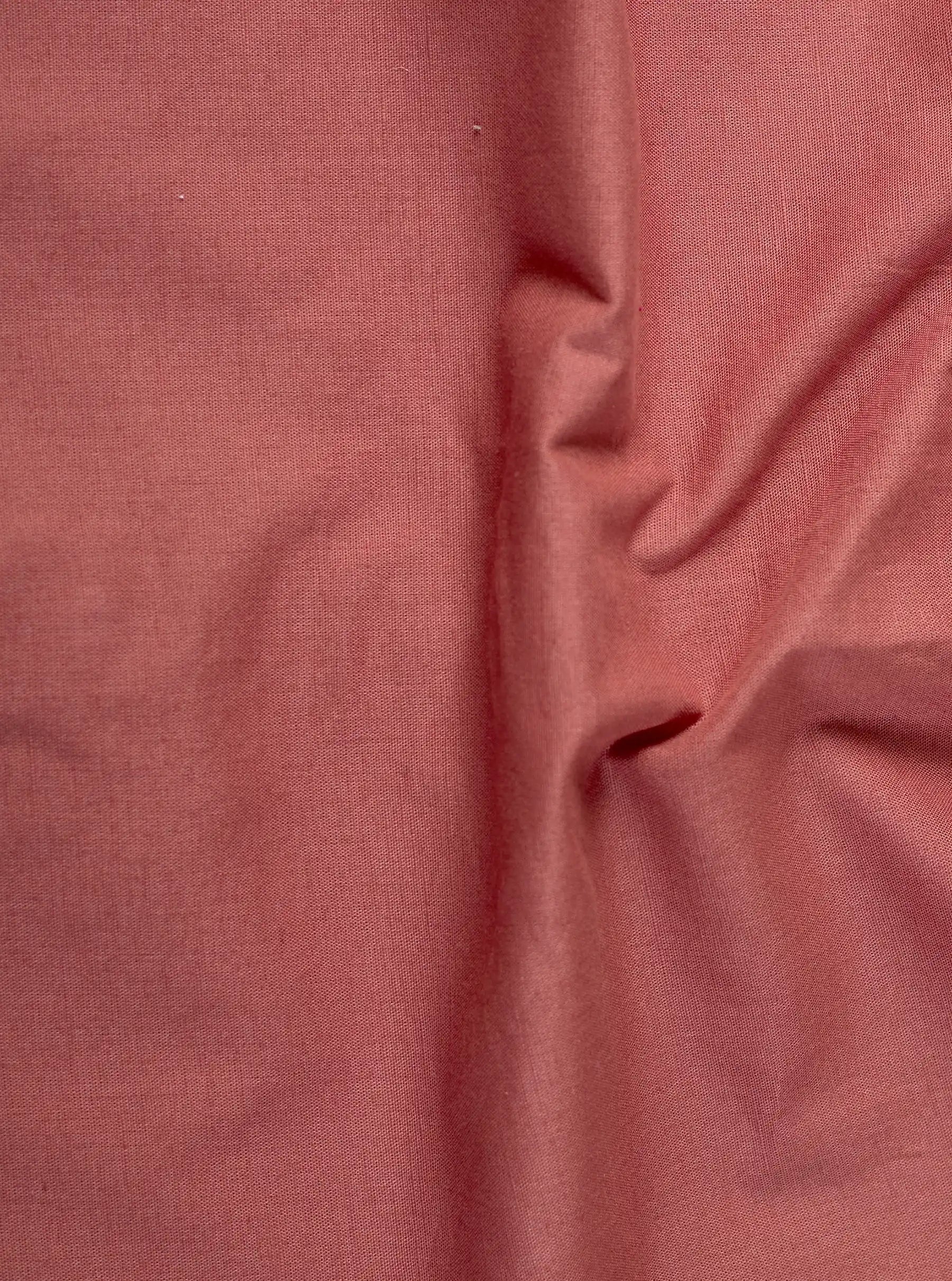 Men’s Dusty Rose Cotton-Linen Blend Slim Fit Shirt