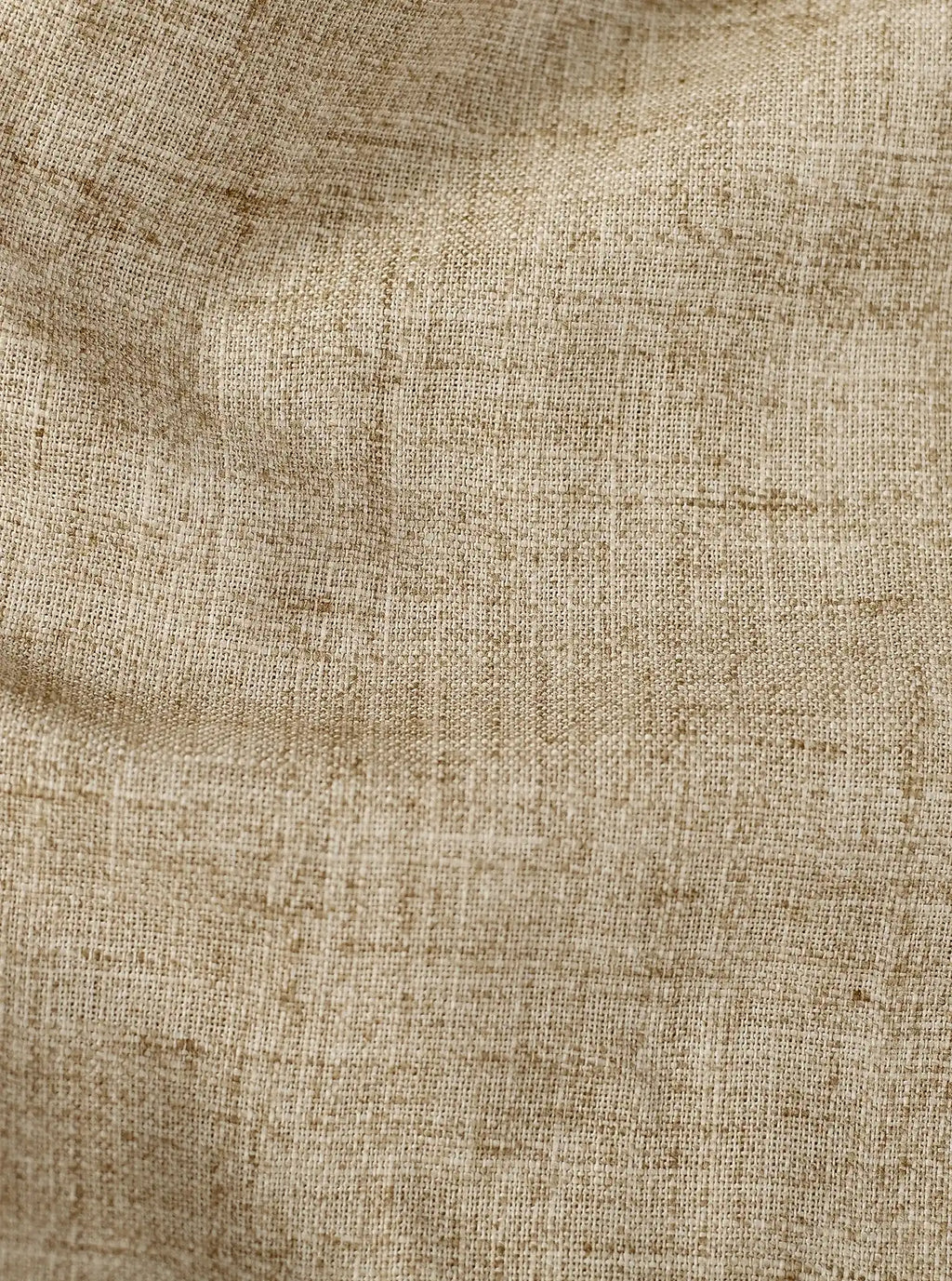 The Earth-Tone Asymmetric Print Shirt | Premium Cotton Slub