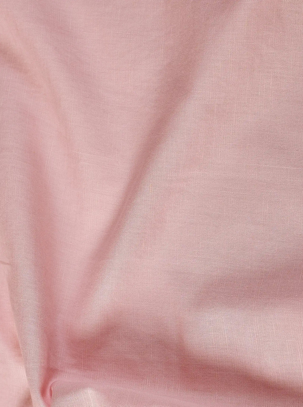 Premium Men’s Pastel Pink Cotton-Linen Button-Down Shirt