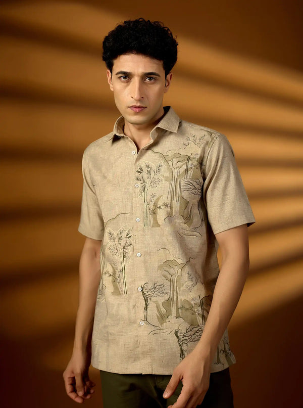 Artisan Landscape | 100% Premium Cotton Slub Shirt